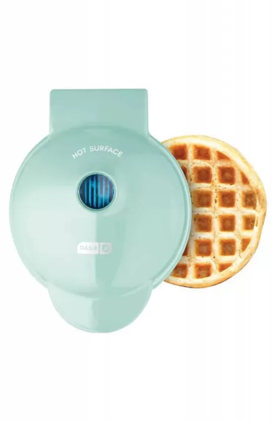 Dash Mini Waffle Maker - Aqua