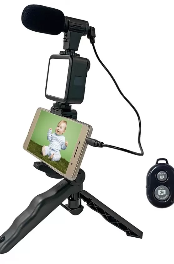 Conqueror Vlogging Microphone With Tripod