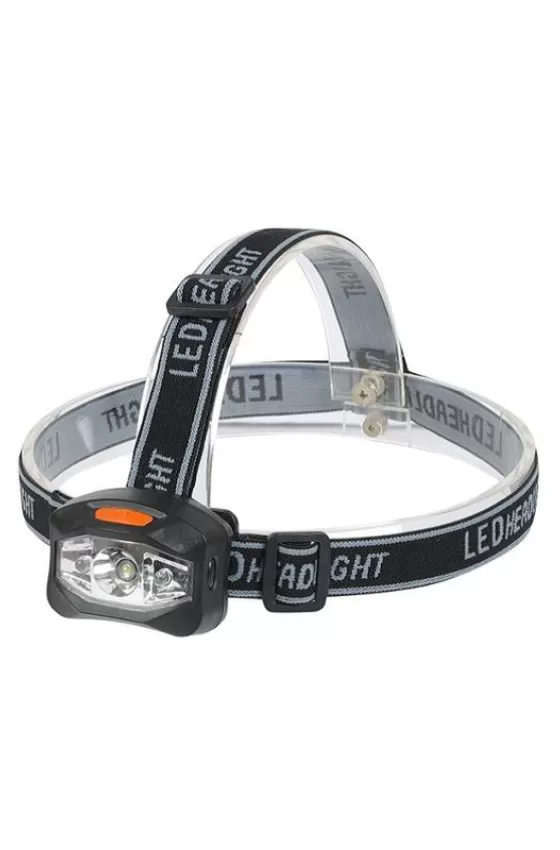 3AAA - 3W white LED + 2 red LED Headlight