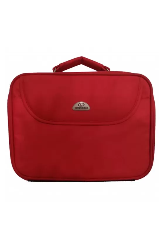 Conqueror Protective Laptop Bag Fits Up To 10.2" - Red