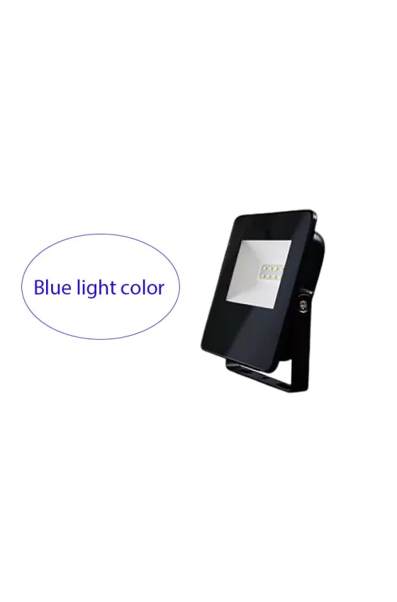 Powerlight LED Slim Floodlight Garden Light ( Different Colors) - Blue