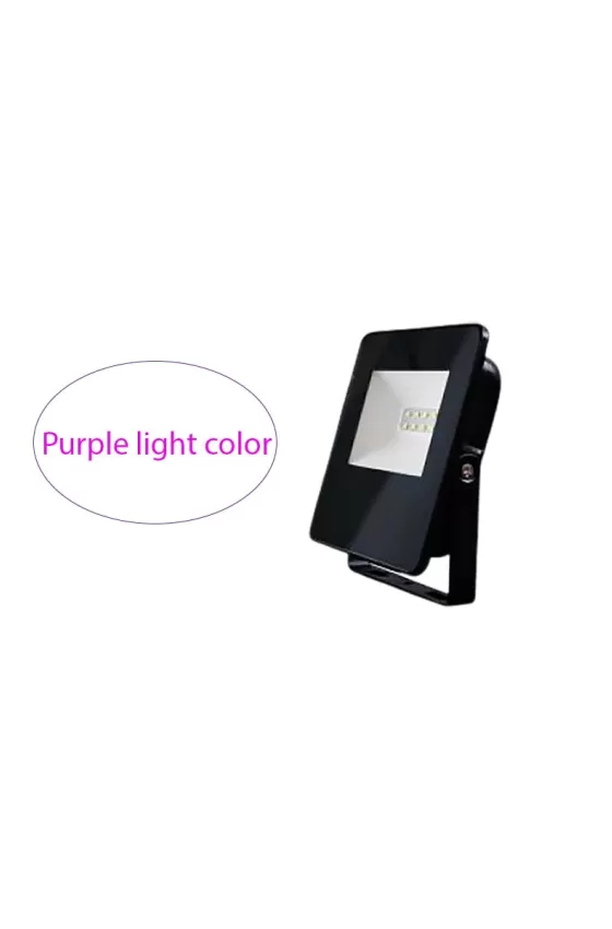 Powerlight LED Slim Floodlight Garden Light ( Different Colors) - Purple