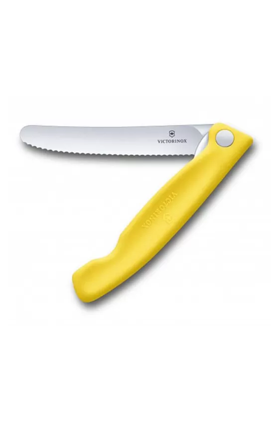 Victorinox Swiss Classic Foldable Paring Knife ( Multiple Colors ) - Yellow