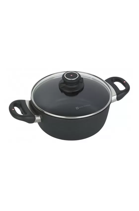 Swiss Diamond ROUND CASSEROLE WITH LID - 20cm