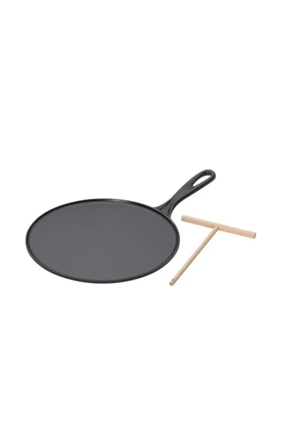 Le Creuset Cast Iron Pancake Pan - Black