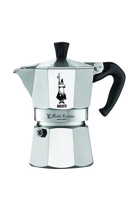 Bialetti Moka Express Coffee Maker - 2 Cups SIlver