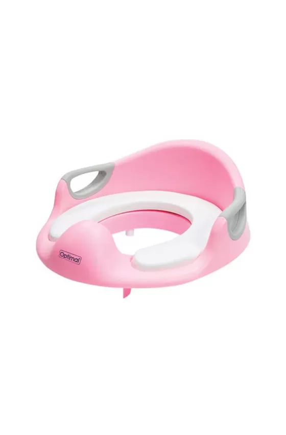 Optimal Soft Potty Seat with Handle - Pink