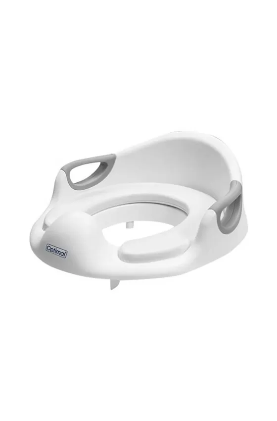 Optimal Soft Potty Seat with Handle - White