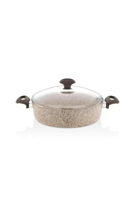Falez Creamy Premium Shallow Casserole - 26x7cm