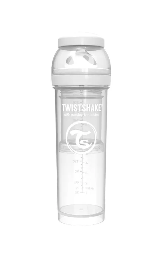 Twistshake Anticolic Bottle 330ml - White