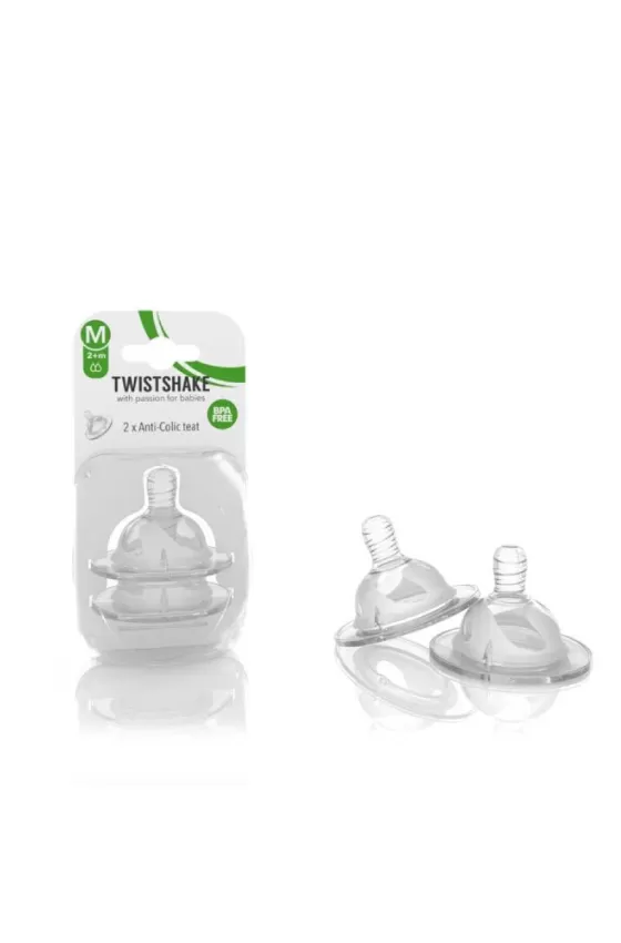 Twistshake Anticolic 2x Teats - M (2+M)
