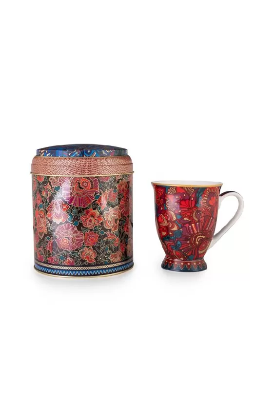 Images d'Orient Tin Box With Mug Kashmir