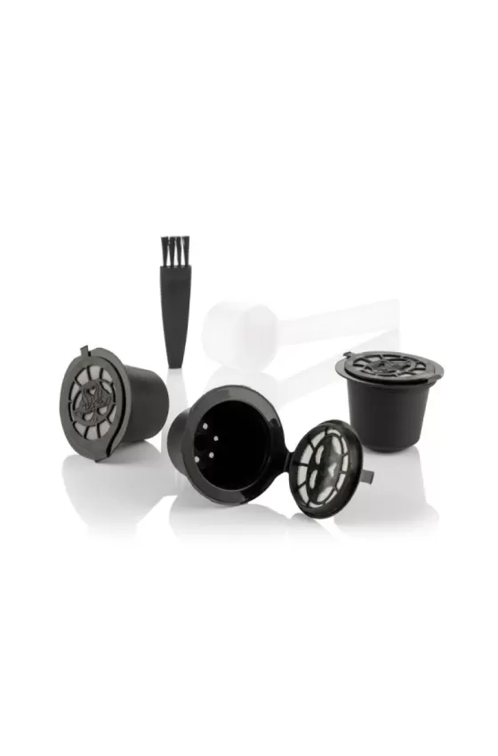 InnovaGoods Set Of 3 Reusable Coffee Capsules Recoff