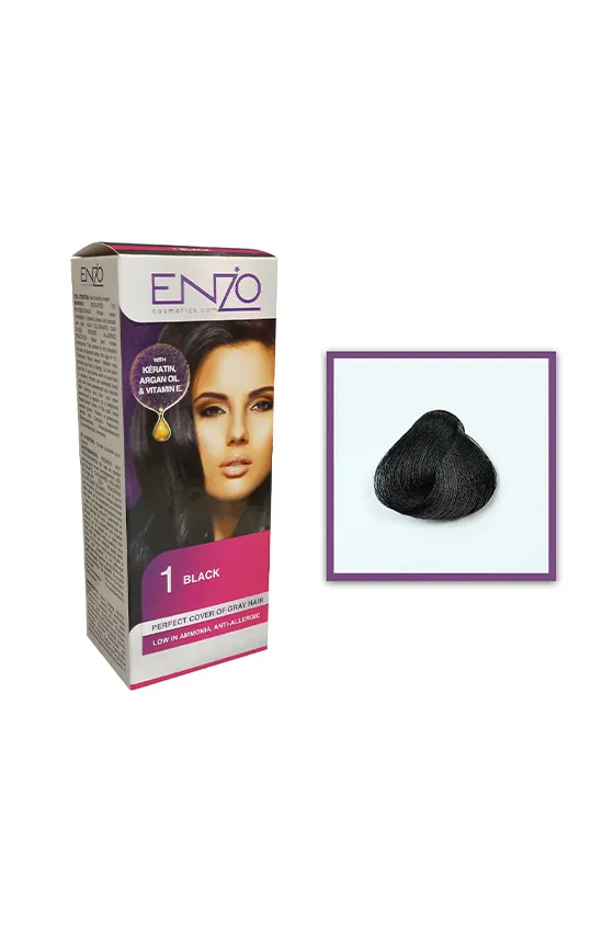 Enzo Hair Color Women - Black 1