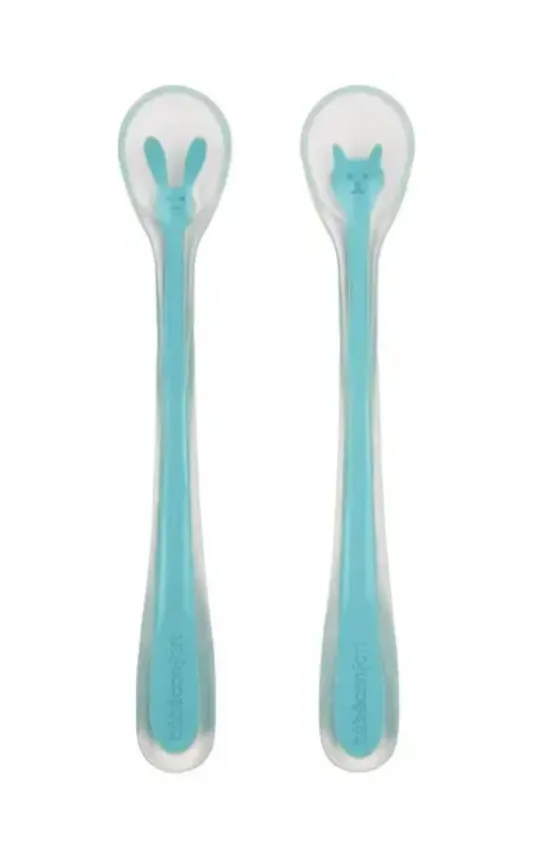 Bebe Confort Soft Silicone Spoons - Set of 2