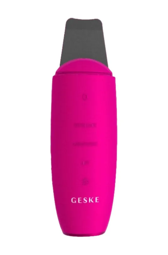 Geske MicroCurrent Skin Scrubber & Blackhead Remover | 9 in 1 - Magenta