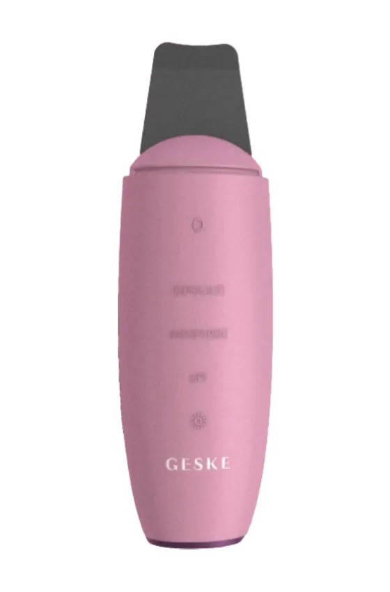 Geske MicroCurrent Skin Scrubber & Blackhead Remover | 9 in 1 - Pink