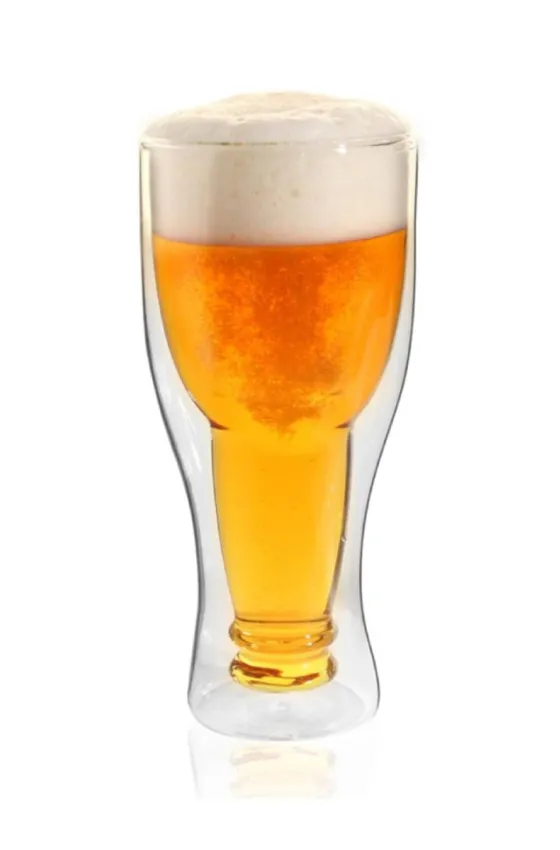 Vialli Double Wall Beer Glass - 350ml