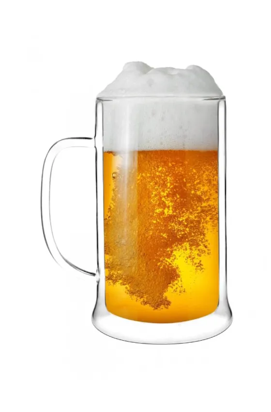 Vialli Double Wall Beer Glass - 500ml