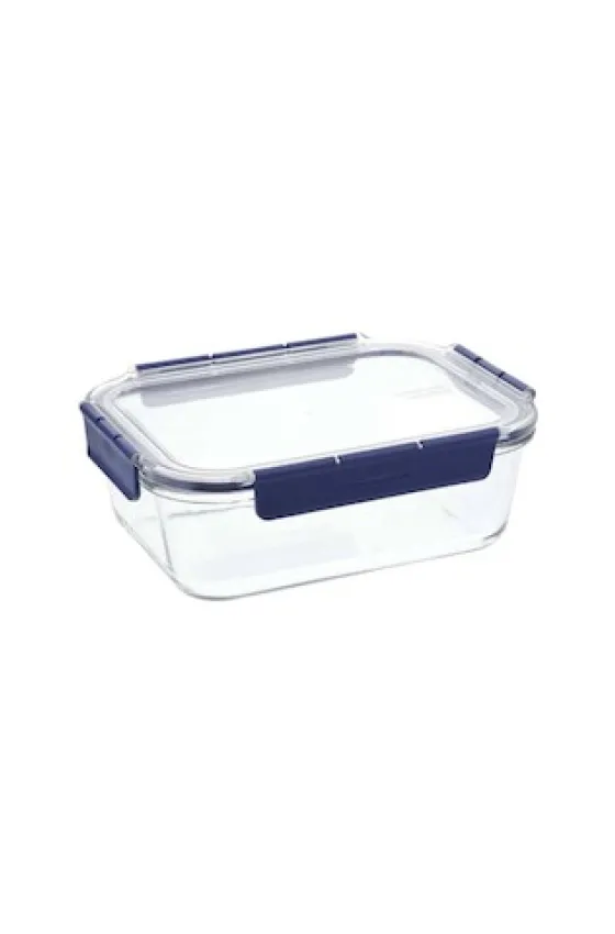 LocknLock Topclass Square Leak Proof Heat Resistant Glass Food Storage Container - 2L