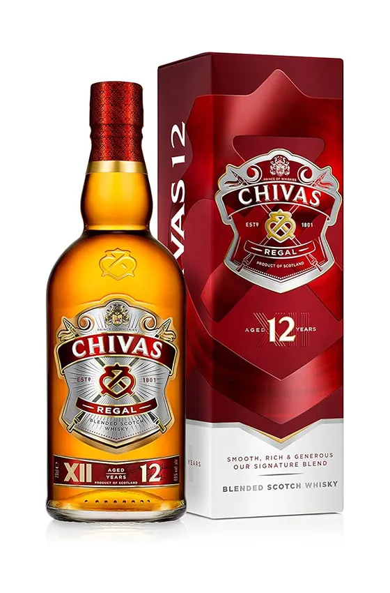 Chivas Blended Whiskey 12YO 100CL Drop In