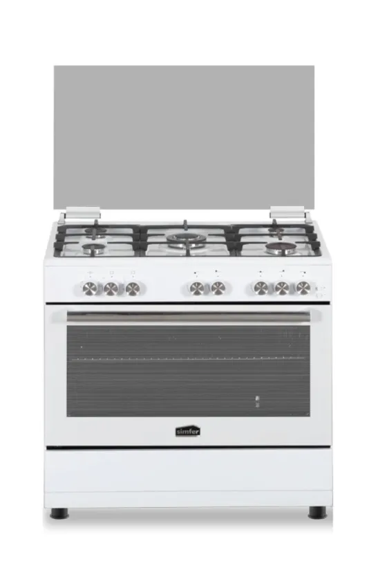 Simfer 90Cm Wide Cooker - White