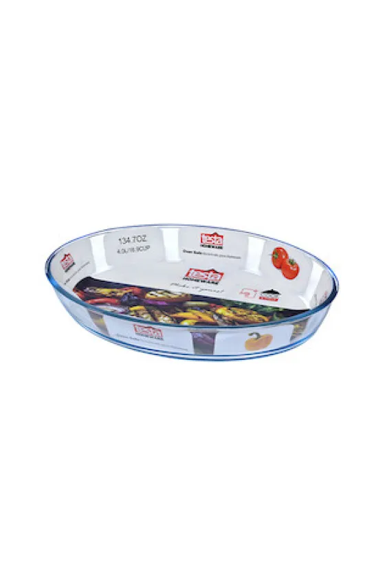 Testa Glass Bakeware Oval 4L