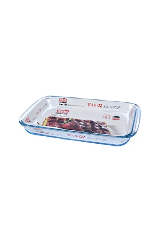 Testa Glass Bakeware Rectangle 3L