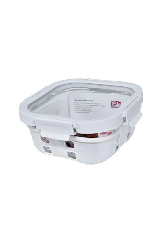 Testa Food Container Glass Square High End 520ML