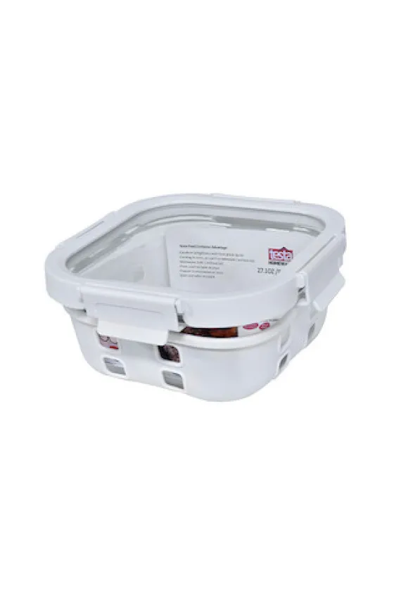Testa Food Container Glass Square High End 800ML