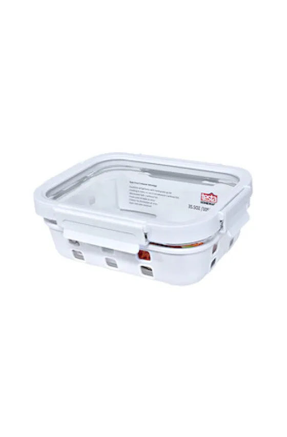 Testa Food Container Glass Rectangle High End 1050ML
