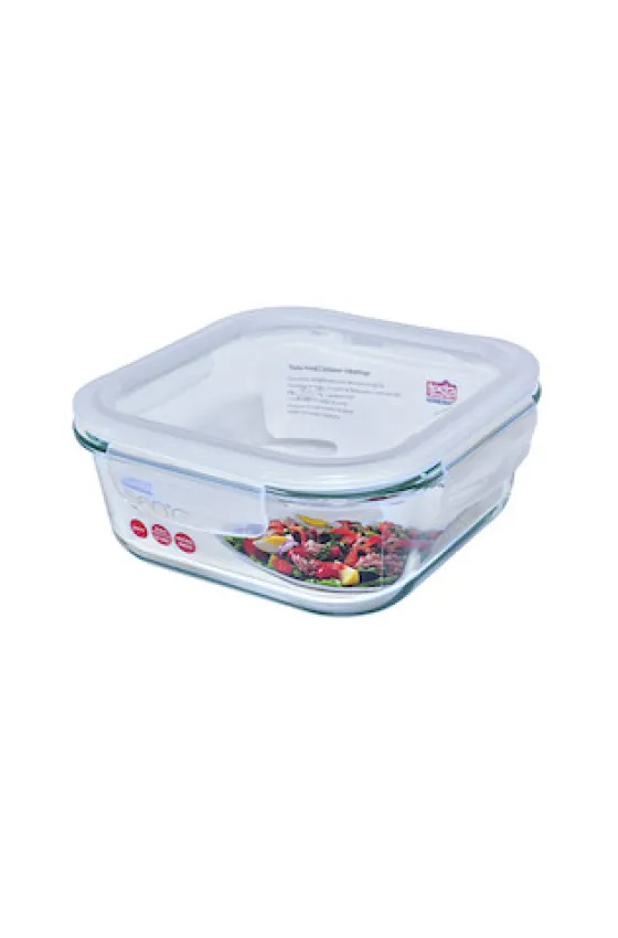 Testa Food Glass Container Square 800ML