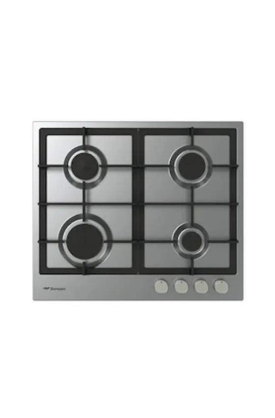 Bompani Gas Hob Electronic Ignition 60cm Stainless Steel