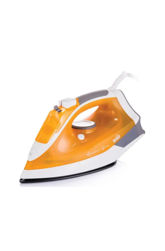 TESTA Steam Iron Transparent orange/ white