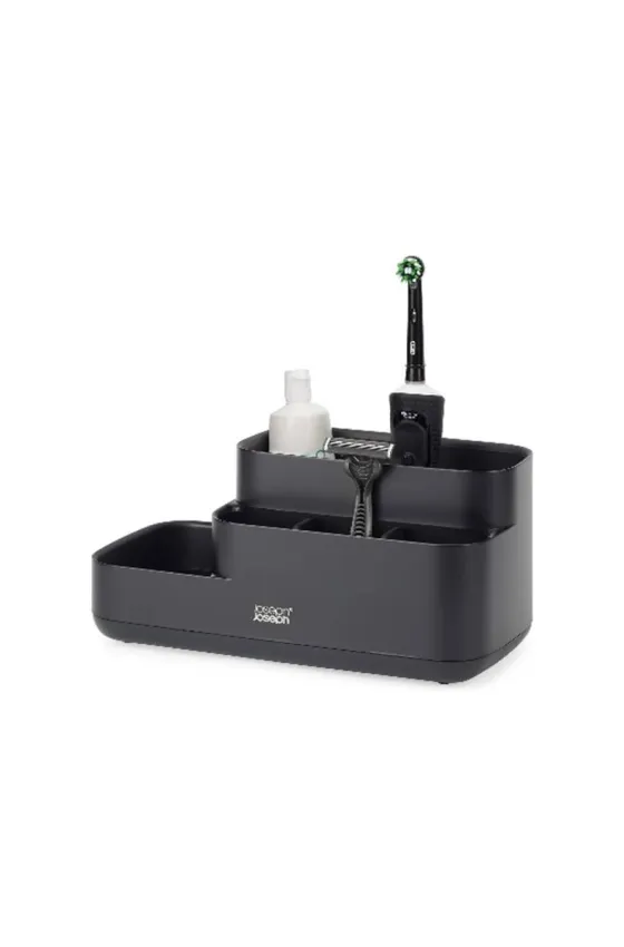Joseph Joseph EasyStore Matt Bathroom Storage Caddy - Black