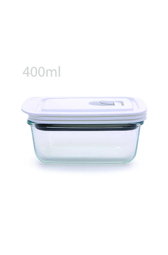 TESTA TEMPERED GLASS FOOD CONTAINER RECTANGULAR