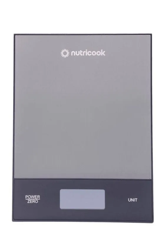Nutricook Digital Kitchen Scale 5kg Silver
