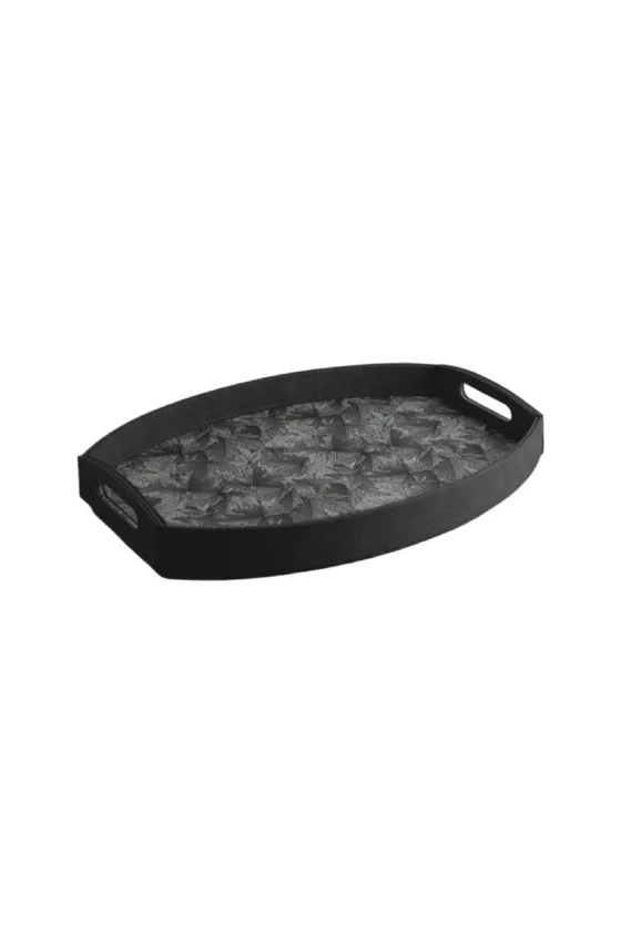 Testa Leather Oval Tray - 4