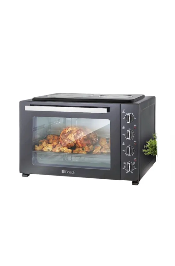 Dorsch Electric Oven 48L with Induction Hobs & Double Glass Door