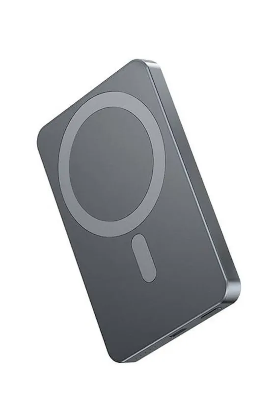 Awei Wireless Charging Power Bank 5000Mah - Grey