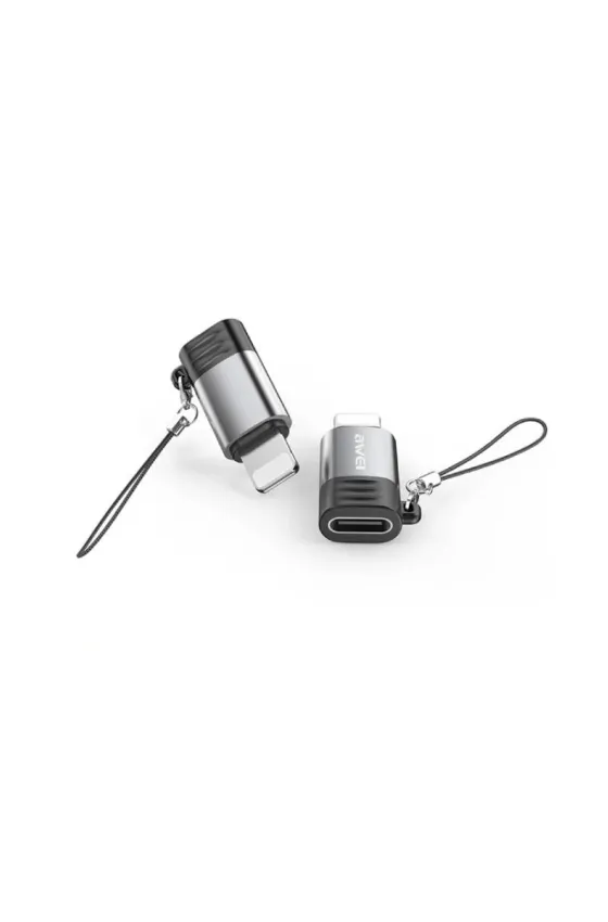 Awei Type-C To Lightning Mini Adapter A11 - Grey