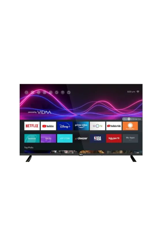 Idea Led 55" Frameless UHD Smart Tv & Powered By VIDAA