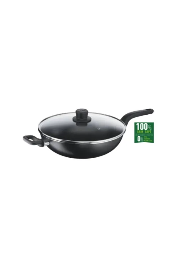 Tefal Cook Easy WokPan With Glass Lid - 32cm