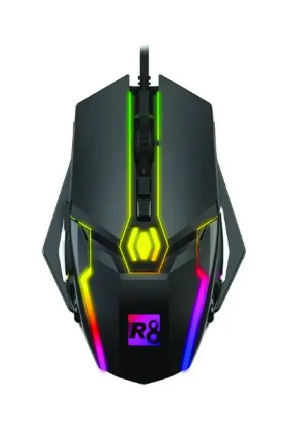 Wired Gaming Mouse with RGB LED Light