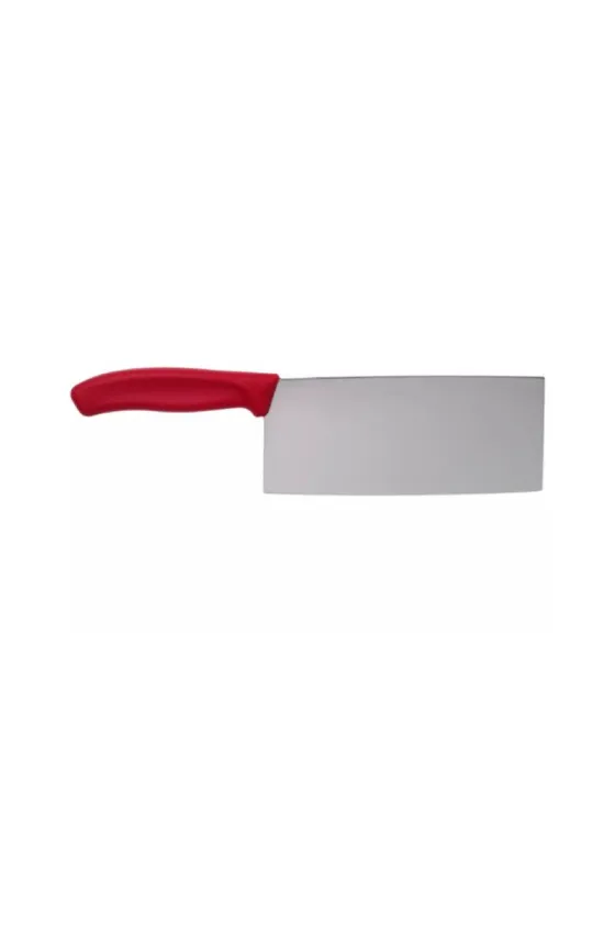 Victorinox SwissClassic Chinese Chef's Knife Red - 18cm