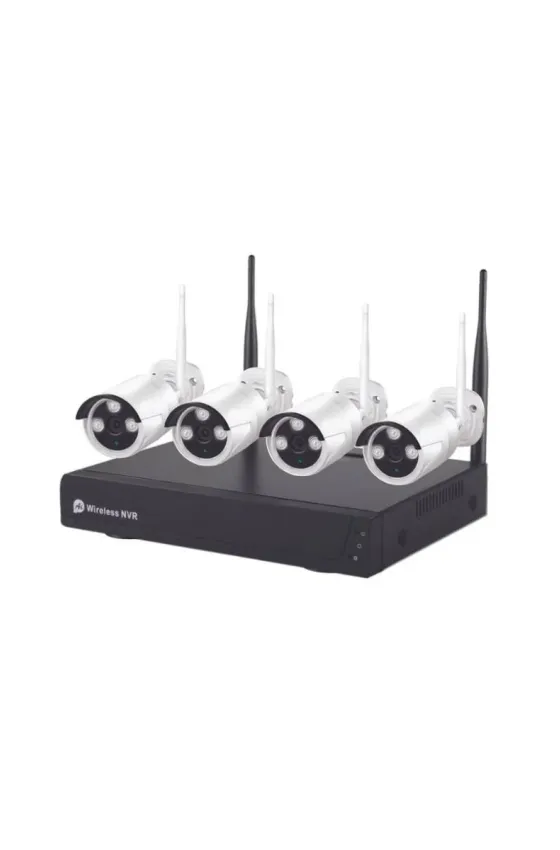 Wireless Security Surveillance Camera with 4 Channels