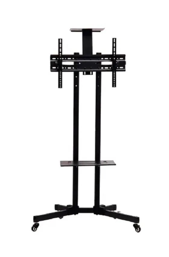 Conqueror Moving Floor Stand with Shelf for LED / LCD / Plasma TV 30”-65