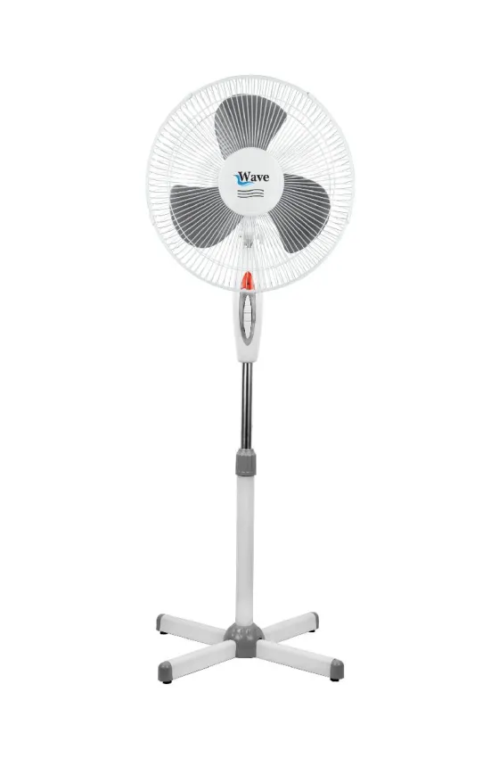 Wave Stand Fan 16 Inch 40w 3 Blades - White
