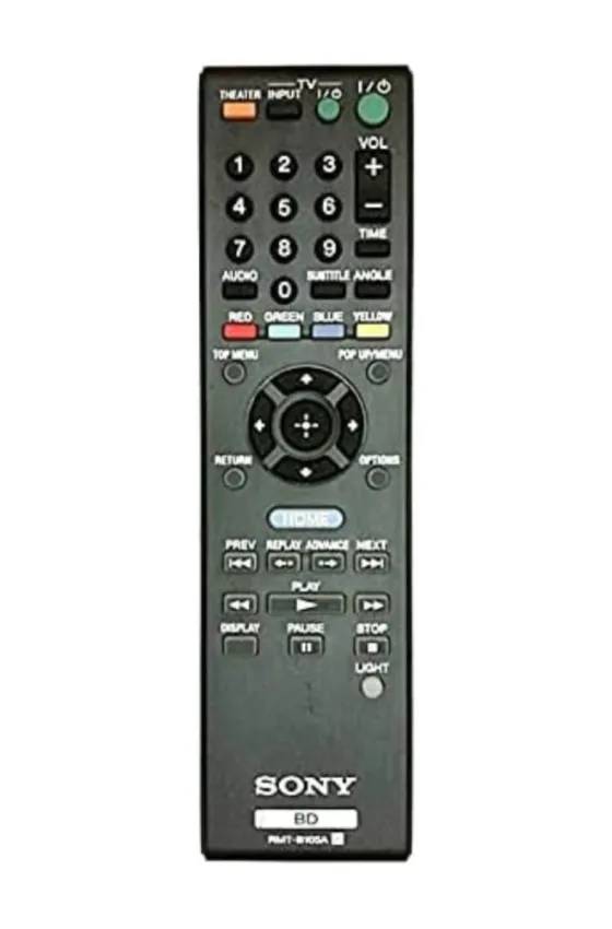 Sony Blu-Ray DVD Player Remote for BDP-BX110, BDP-S1100, BDP-S3100