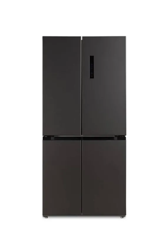 Big Chef 4 Doors Refrigerator Black Glass